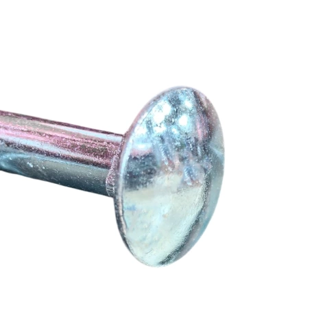 Болт с полукруглой головкой и квадратным подголовком 8х140 мм DIN 603, оцинкованный фото 2