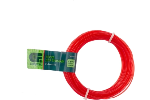 Леска для триммера круглая 1,3мм х 15м Сибртех фото 1