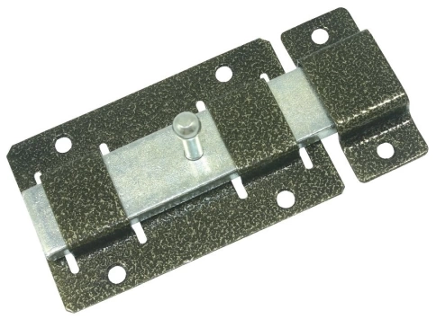 Задвижка дверная ЗД-02 бронза Металлист фото 1