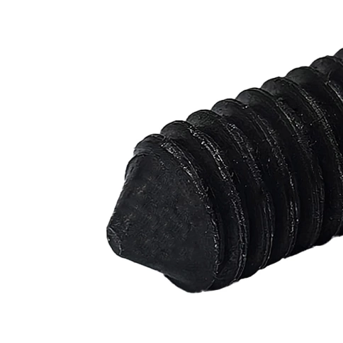 Винт установочный с внутр.шестигранником 8х30 мм, класс прочности 12.9 DIN 914 черный фото 2