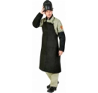 Фартук спилковый черный фото 1