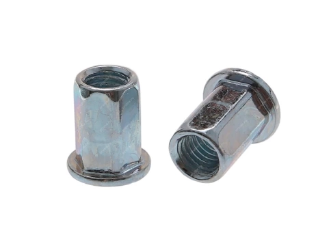 Заклепка шестигранная М5х0,8х13 резьбовая цилиндр.борт, 50 шт. фото 1