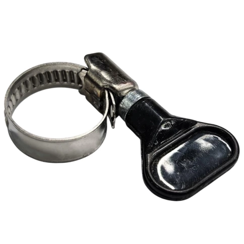 Хомут червячный с барашком 12-20 мм, нержавеющая сталь W2 фото 1