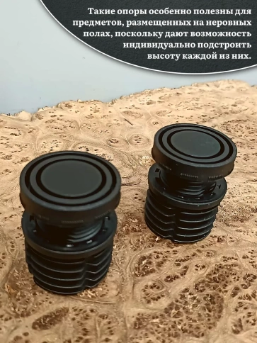 Опора регулируемая (ножка) D51 мм, 2 шт. фото 3