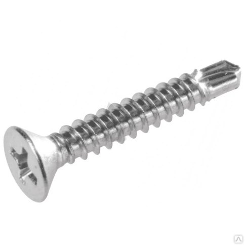 Шуруп потай со сверлом 4,8х100 мм фото 1