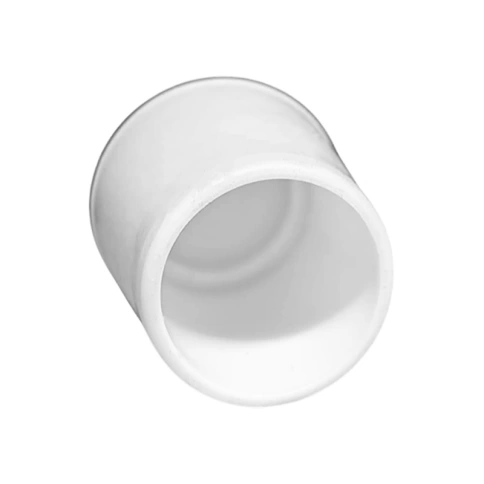 Заглушка для труб наружная круглая d16 мм, белая фото 2
