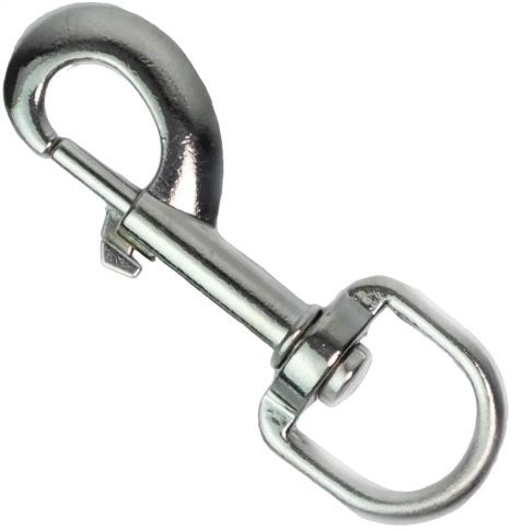 Карабин ключный *12 оцинкованный фото 1