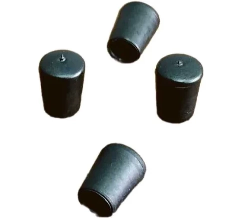 Заглушка для труб наружная круглая d 4 мм черная, 16 шт фото 1