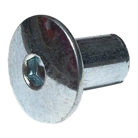 Гайка Эриксона S5хМ8х16 мм с полукруглой головкой, оцинкованная фото 1