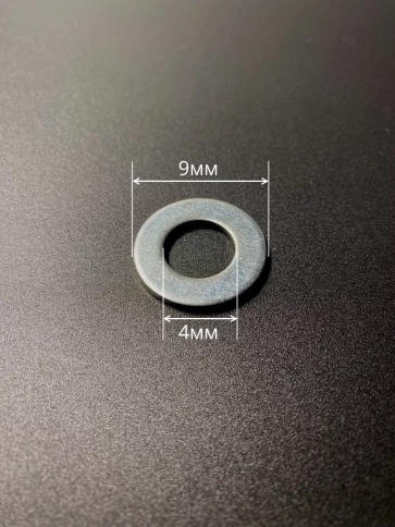 Шайба Нержавеющая М4 DIN 125 А2 плоская 50 шт. фото 2