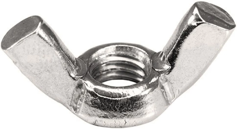 Гайка барашковая нержавеющая М5 DIN315 , 10 шт. фото 5