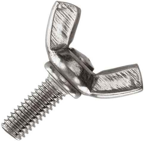 Винт-барашек М8х10 мм , нержавеющая сталь DIN 316 (2 шт.) фото 5