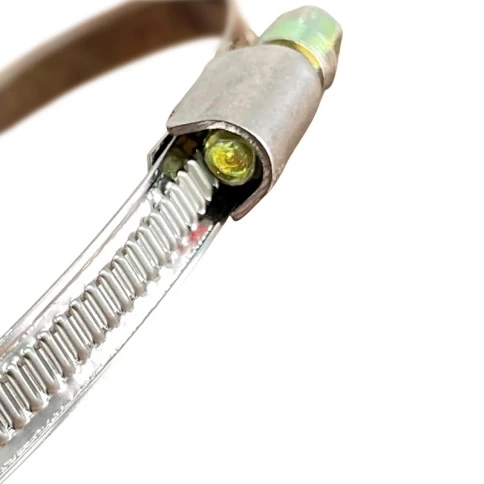 Хомут червячный 270-290/9 мм, нержавеющая сталь W2 фото 2