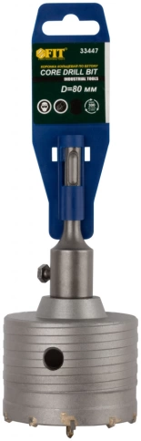 Коронка по бетону, кольцев хвостовик 110 мм в сборе, 80 мм фото 5