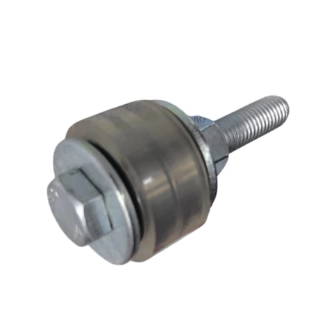 Ролик поддерживающий d45 мм Р1007 на болту М12, силикон фото 2