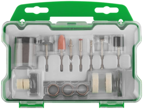 Набор насадок для гравировальной машины в чемоданчике 56 шт. фото 2