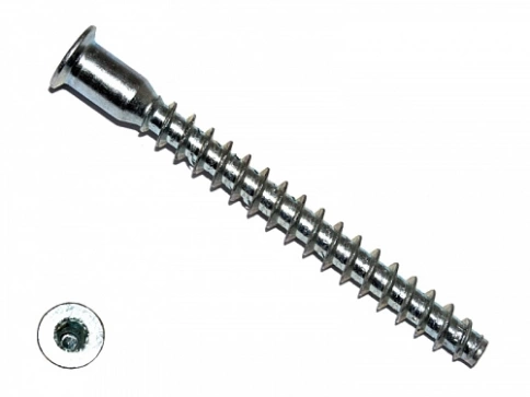 Винт-конфирмат 7х70 мм под шестигранник, 10 шт. фото 5