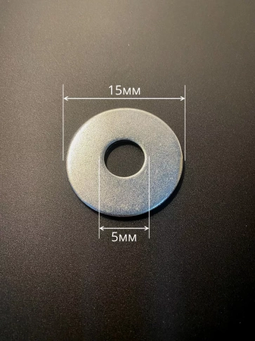 Шайба увеличенная ОЦ М5 DIN 9021, 2000 шт. в контейнере фото 2