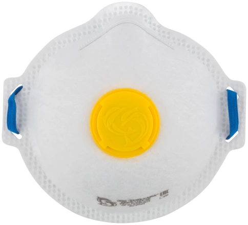 Полумаска фильтрующая FFP2, полипропил.,3-хслойн с клапаном фото 1