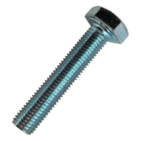 Болт М12х1,5х50 мм класс прочности 10.9 DIN 961, полная резьба, оцинкованный фото 1
