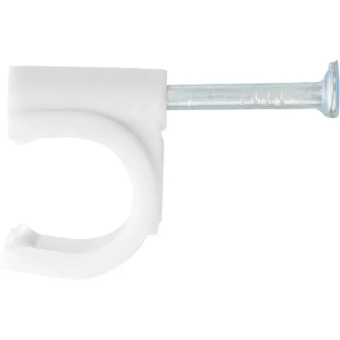 Скобы электроустановочные круглый профиль 9 мм 40 шт Сибртех фото 1