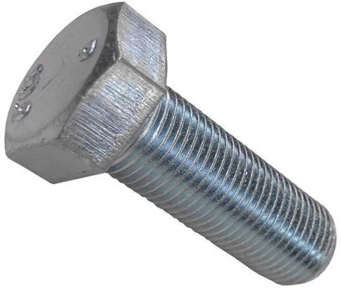 Болт М18х1,5х80 мм, класс прочности 10.9 DIN 961, полная резьба, оцинкованный фото 1