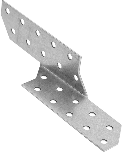 Держатель балки левый 40х210х40 мм, оцинкованный фото 1