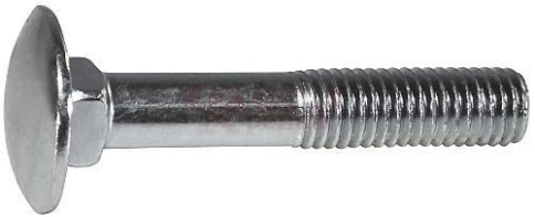 Болт мебельный М10х30 полукруглая головка ОЦ DIN 603,20 шт. фото 5