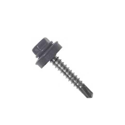 Саморез кровельный, графитовый серый RAL7024 фото 2