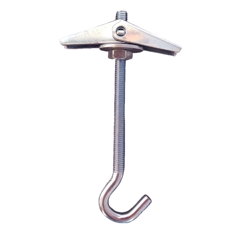 Анкер потолочный с крюком М4x95 мм, оцинкованный фото 1