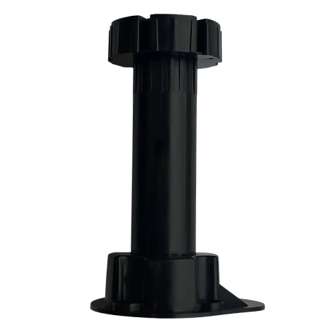 Ножка опора 120х150 мм регулируемая мебельная круглая пластмассовая фото 1