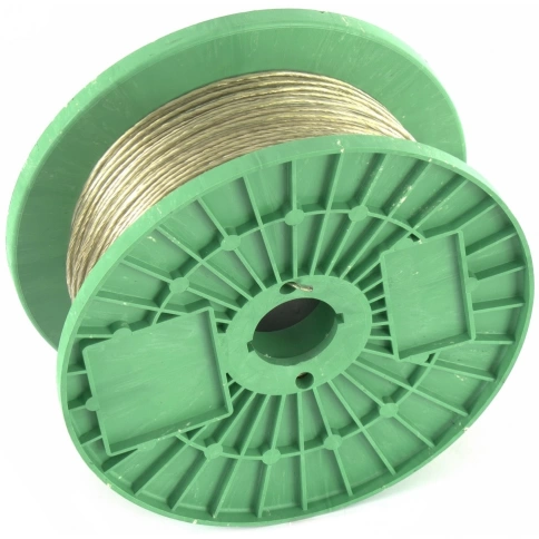 Трос металлополимерный прозр.ПР-2,5 (толщ.2,5мм, кат 200м.п.) Сибртех фото 1