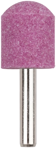 Шарошка абразивная по металлу, хвостовик 6 мм, цилиндр с закругл. 20х25 мм фото 1