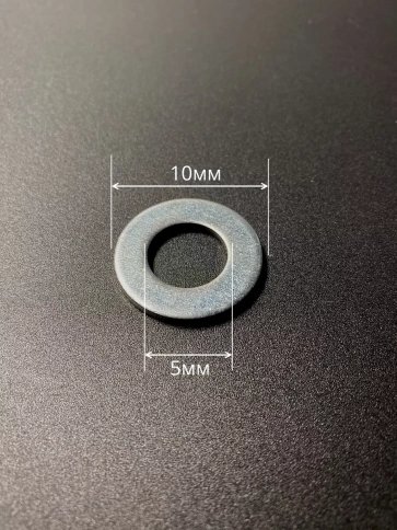 Шайба М5 оцинкованная DIN125, 5700 шт. в контейнере фото 2