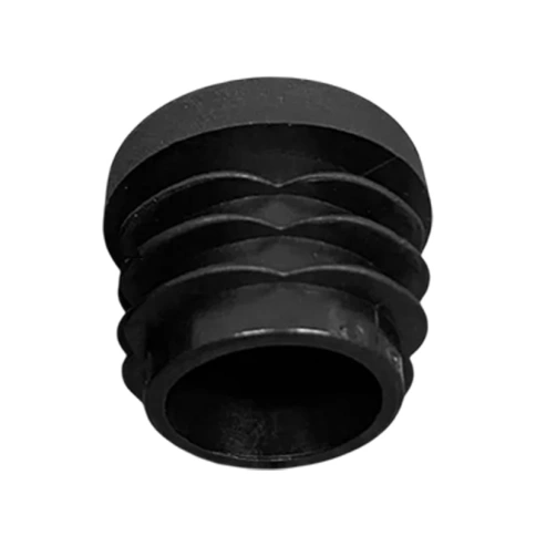 Заглушка для труб круглая d-18 мм, черная фото 2