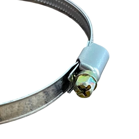 Хомут червячный 80-100/9 мм, оцинкованная сталь W1 фото 2