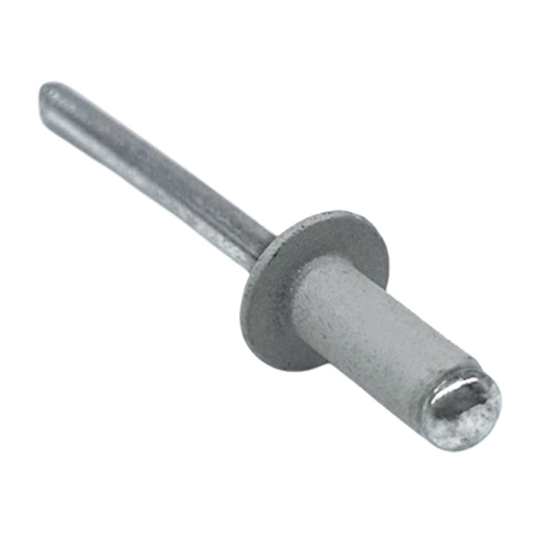 Заклепка вытяжная комбинированная 4х10 мм RAL7004 сигнальный серый  фото 2