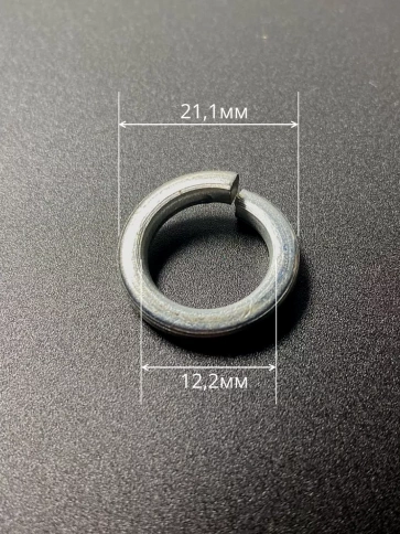Шайба пружинная нержавейка М12 А2 DIN127 10 шт фото 2