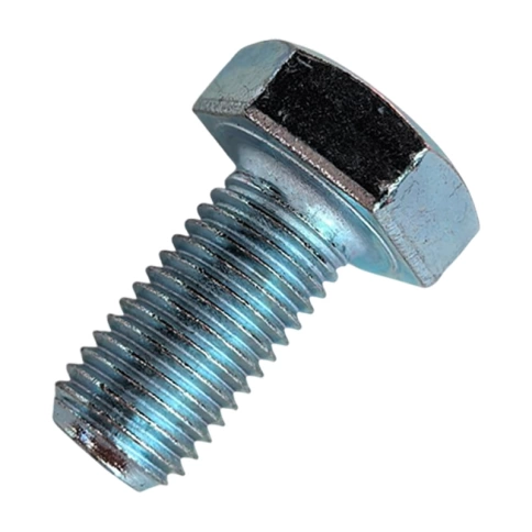 Болт М10х1,25х20 мм, класс прочности 10.9 DIN 961, полная резьба, оцинкованный фото 1