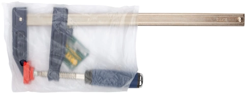 Струбцина тип F усиленная, мягкая ручка фото 13